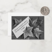 紅葉後のサンキューカード ノートカード (正面/裏面インサイチュ)