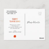 紅葉感謝祭の写真はがき ポストカード (裏面)