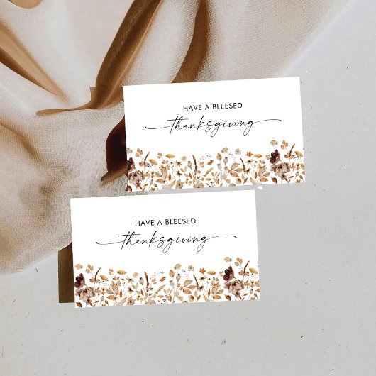 紅葉感謝祭の封入カード エンクロージャーカード