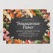 紅葉感謝祭の招待 招待状 (正面/裏面)