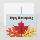 紅葉感謝祭はがき シーズンポストカード (正面/裏面)