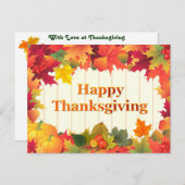 紅葉感謝祭はがき シーズンポストカード (正面/裏面)