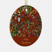 紅葉感謝祭オーナメント セラミックオーナメント (右)