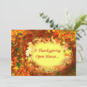 紅葉感謝祭オープンハウス招待状 招待状 (スタンド正面)