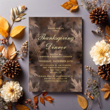 紅葉感謝祭ディナーパーティー金ゴールド