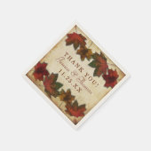 紅葉感謝祭ディナー スタンダードカクテルナプキン (角)