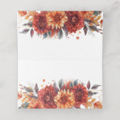 紅葉感謝祭ディナー プレイスカード (内部開封)