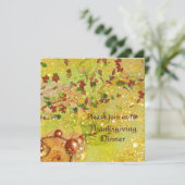 紅葉感謝祭ディナー 招待状 (スタンド正面)