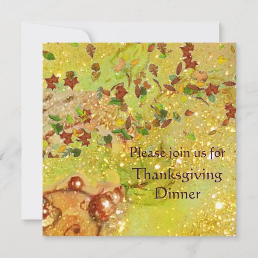 紅葉感謝祭ディナー 招待状 (正面)