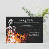 紅葉感謝祭ディナー 招待状 (スタンド正面)