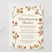 紅葉感謝祭ディナー 招待状 (正面)