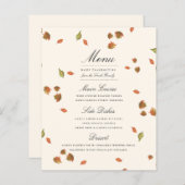 紅葉感謝祭メニュー (正面/裏面)