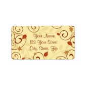 紅葉感謝祭住所 シール (正面)