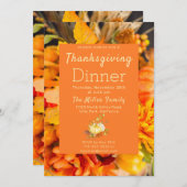 紅葉感謝祭招待状 招待状 (正面/裏面)