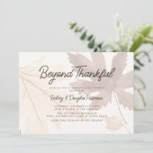 紅葉感謝祭招待状 招待状 (スタンド正面)