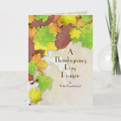 紅葉感謝祭祈りの言葉 カード (正面)