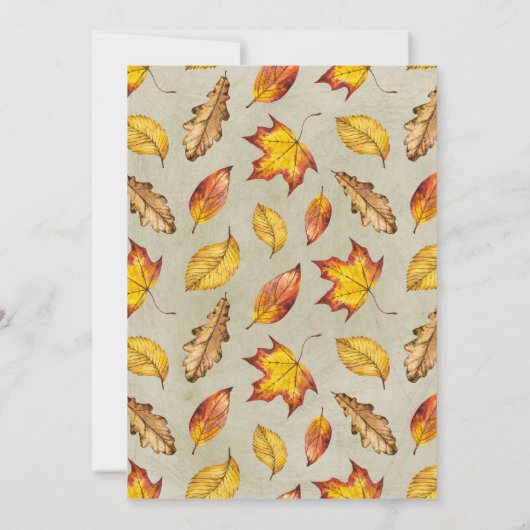 紅葉感謝祭 招待状 (裏面)