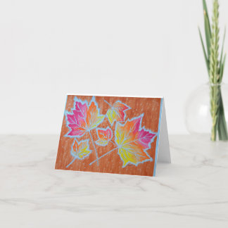 紅葉折りカード サンキューカード