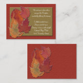 紅葉披露宴エンクロージャカード エンクロージャーカード (正面/裏面)