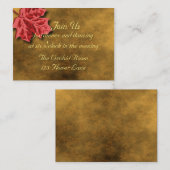 紅葉披露宴カード エンクロージャーカード (正面/裏面)
