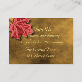 紅葉披露宴カード エンクロージャーカード