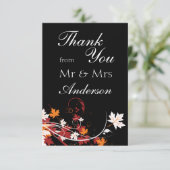 紅葉抽象芸術ありがとう サンキューカード (スタンド正面)