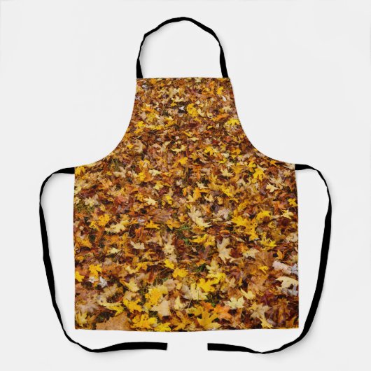紅葉抽象芸術エプロン エプロン (正面)