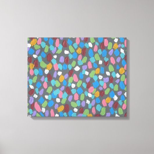 紅葉抽象芸術 キャンバスプリント (正面)