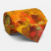 紅葉抽象芸術 ネクタイ (ロール)