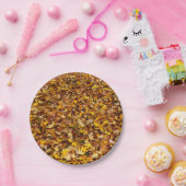 紅葉抽象芸術 ペーパープレート (パーティー)