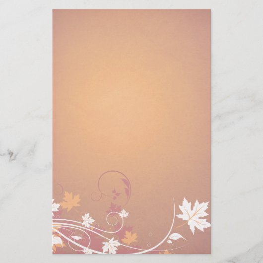紅葉抽象芸術 便箋 (正面)