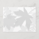 紅葉招待状 – はがき インビテーションポストカード (裏面)