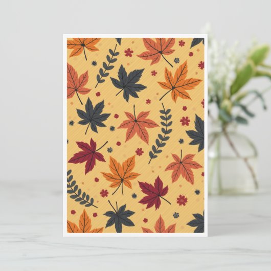 紅葉招待状 招待状 (スタンド正面)