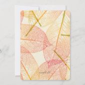 紅葉招待状 招待状 (裏面)