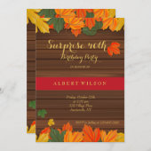 紅葉招待状 招待状 (正面/裏面)