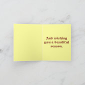 紅葉挨拶 カード (内部)