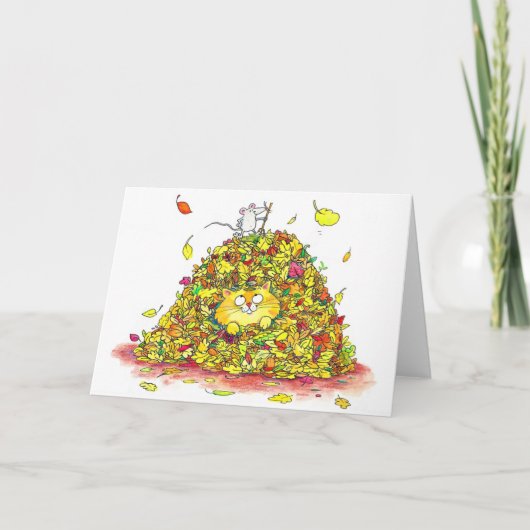 紅葉挨拶 カード (正面)