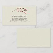 紅葉挿入カード用ベビーブック エンクロージャーカード (正面/裏面)