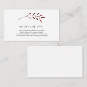 紅葉挿入カード用ベビーブック エンクロージャーカード (正面/裏面)