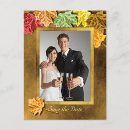 紅葉日付ポストカードの保存 案内ポストカード