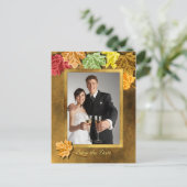 紅葉日付ポストカードの保存 案内ポストカード (スタンド正面)