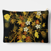 紅葉日本のアンティークリッチクラシックアートホテル アクセサリーポーチ (裏面)