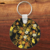 紅葉日本のアンティークリッチクラシックアートホテル キーホルダー (正面)