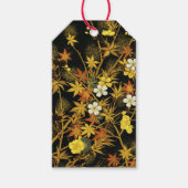 紅葉日本のアンティークリッチクラシックアートホテル ギフトタグ (正面)