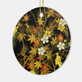 紅葉日本のアンティークリッチクラシックアートホテル セラミックオーナメント (左)