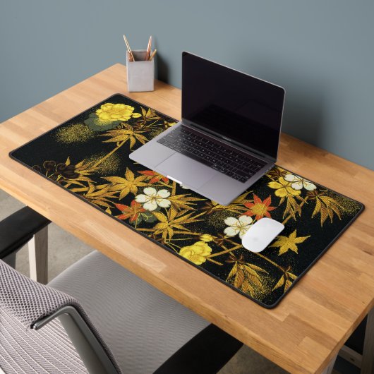 紅葉日本のアンティークリッチクラシックアートホテル デスクマット (オフィス2)