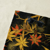 紅葉日本のアンティークリッチクラシックアートホテル ビーチタオル (インサイチュ)