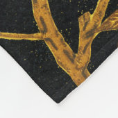 紅葉日本のアンティークリッチクラシックアートホテル フリースブランケット (角)