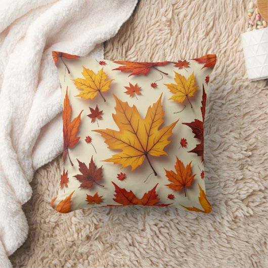 紅葉枕 クッション (ブランケット)
