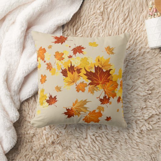 紅葉枕 クッション (ブランケット)